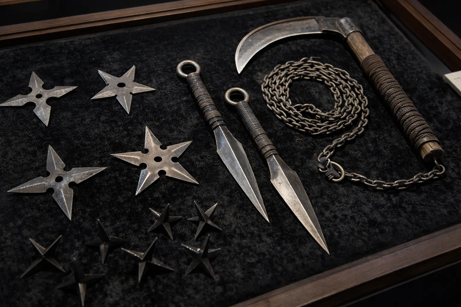 ninja-weapons-display