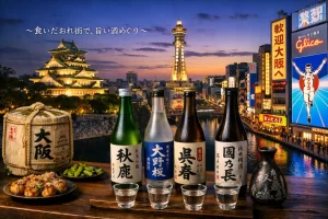 【大阪×日本酒】天下の台所で飲む！難波・梅田の日本酒スポット