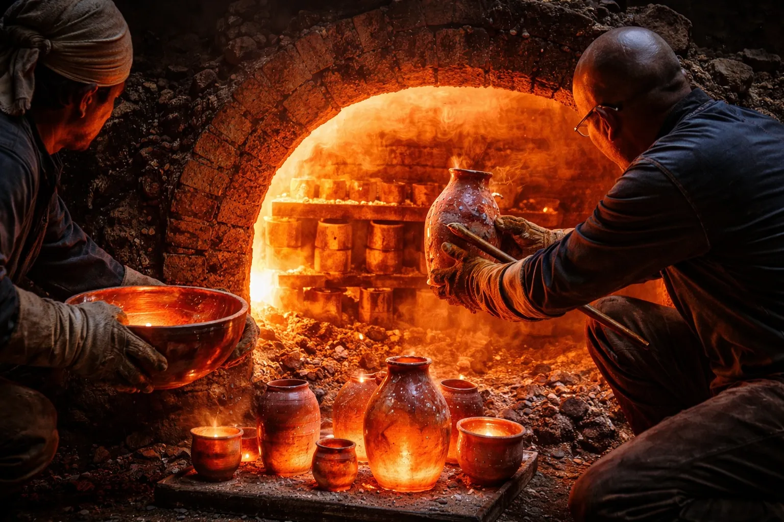 togei-noborigama-firing