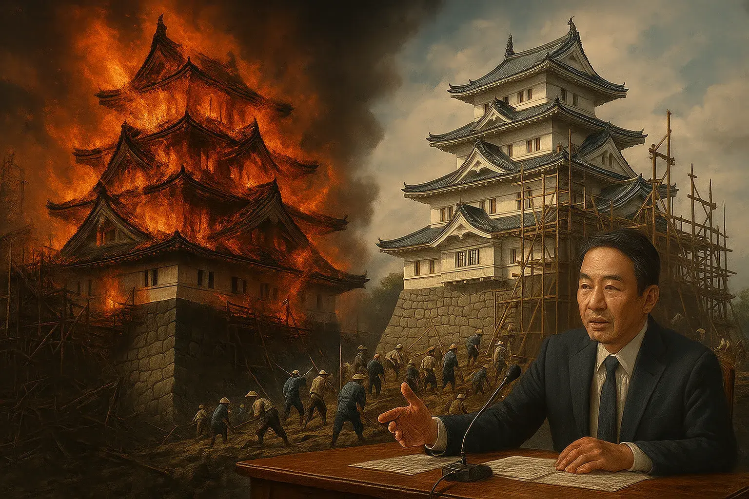 江戸城天守はなぜなくなったのか？｜皇居に残された“再建なき城”の真実